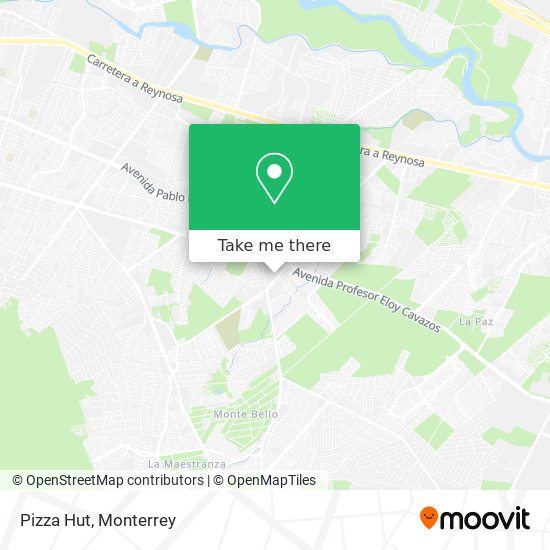 Pizza Hut map