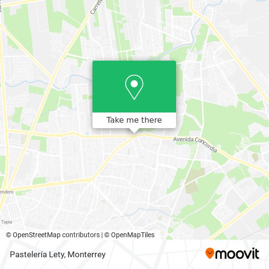 Pastelería Lety map