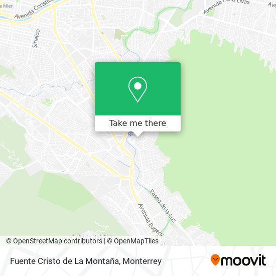 Mapa de Fuente Cristo de La Montaña