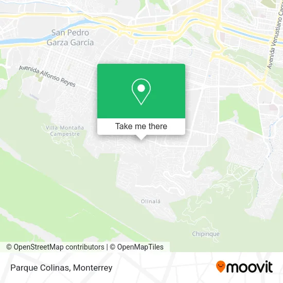 Mapa de Parque Colinas