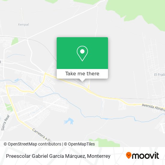 Preescolar Gabriel García Márquez map