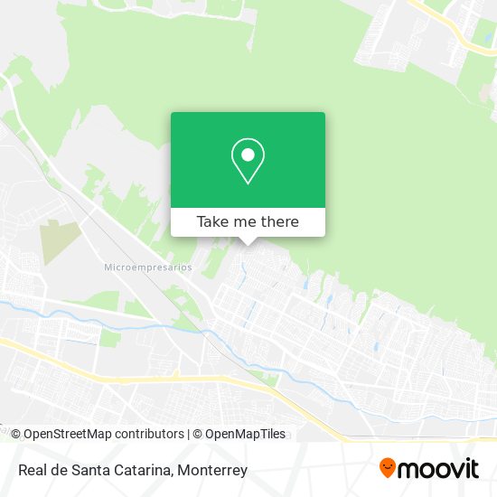 Real de Santa Catarina map
