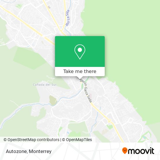 Mapa de Autozone