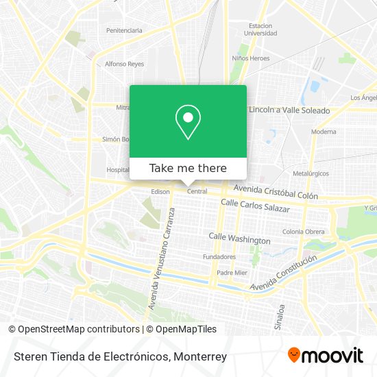 Steren Tienda de Electrónicos map