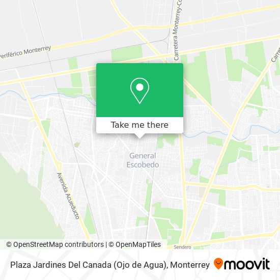 Mapa de Plaza Jardines Del Canada (Ojo de Agua)
