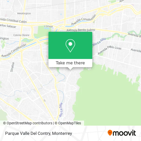 Parque Valle Del Contry map