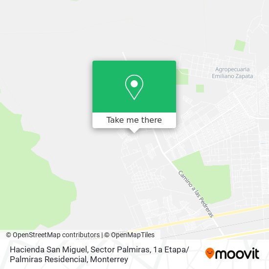 Hacienda San Miguel, Sector Palmiras, 1a Etapa/ Palmiras Residencial map
