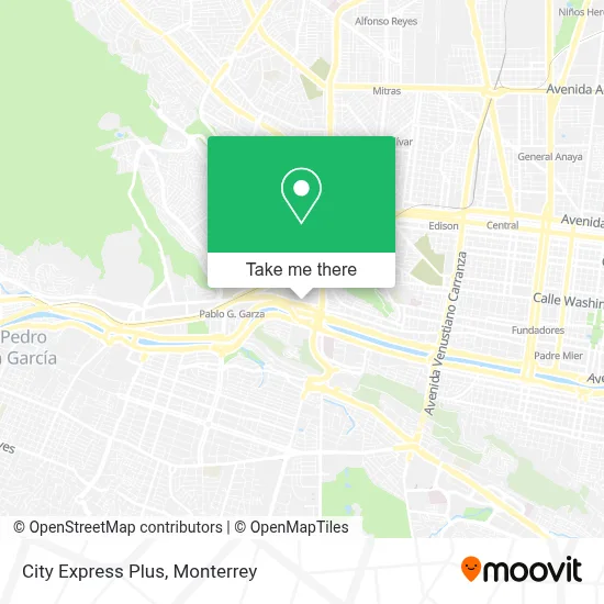 City Express Plus map