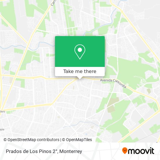 Prados de Los Pinos 2° map