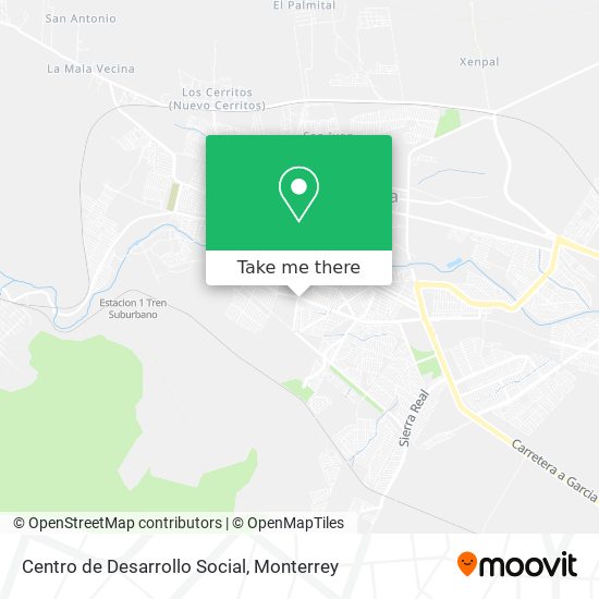 Mapa de Centro de Desarrollo Social