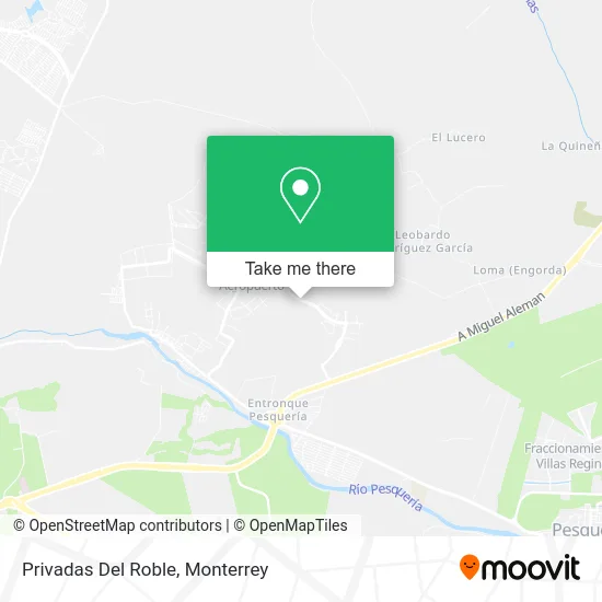 Privadas Del Roble map