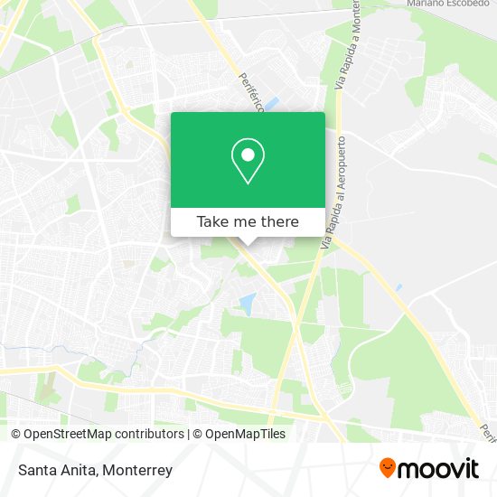 Mapa de Santa Anita
