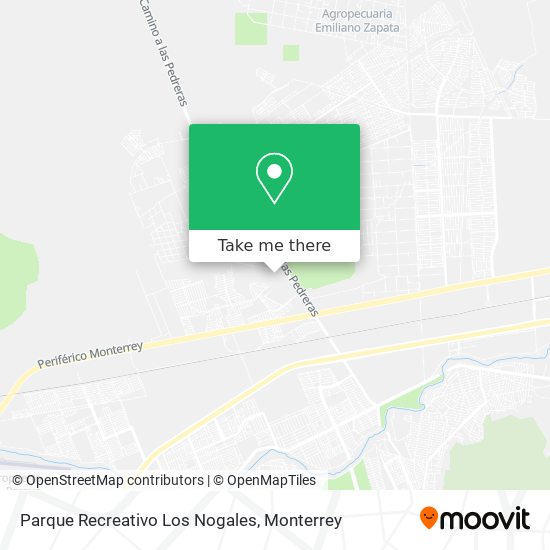 Mapa de Parque Recreativo Los Nogales