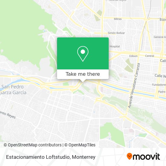 Estacionamiento Loftstudio map
