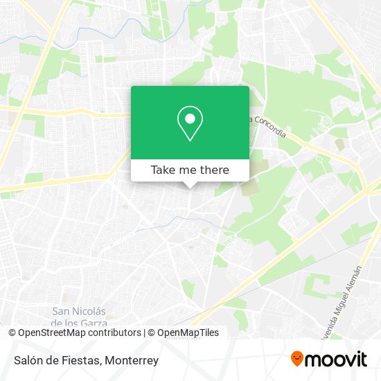 Salón de Fiestas map
