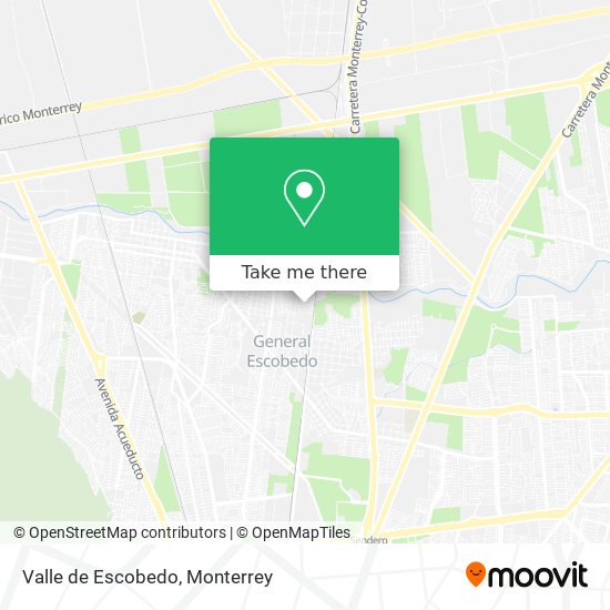 Mapa de Valle de Escobedo
