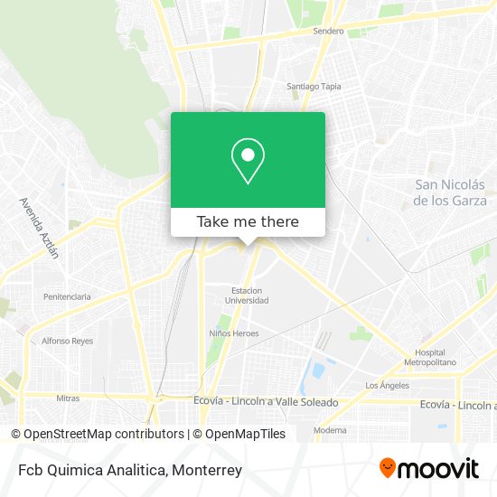 Mapa de Fcb Quimica Analitica