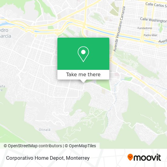 Mapa de Corporativo Home Depot