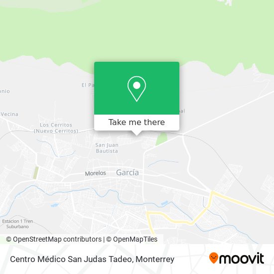 Mapa de Centro Médico San Judas Tadeo