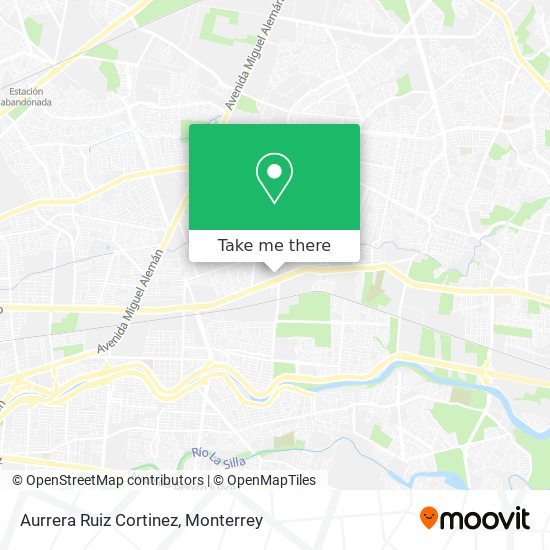 Mapa de Aurrera Ruiz Cortinez