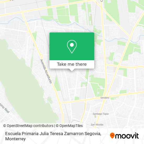 Mapa de Escuela Primaria Julia Teresa Zamarron Segovia