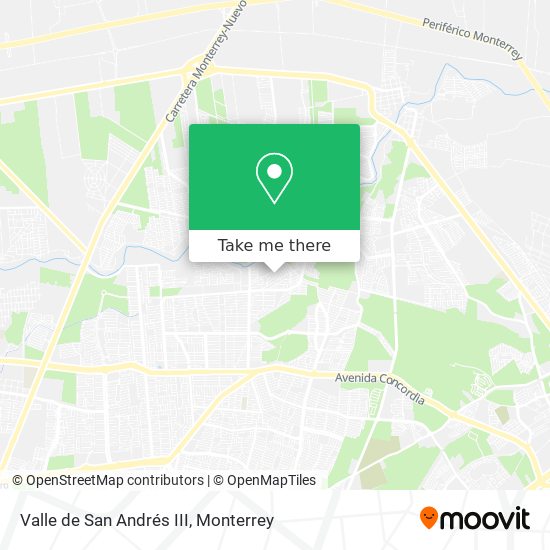 Mapa de Valle de San Andrés III