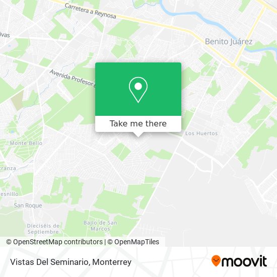 Mapa de Vistas Del Seminario