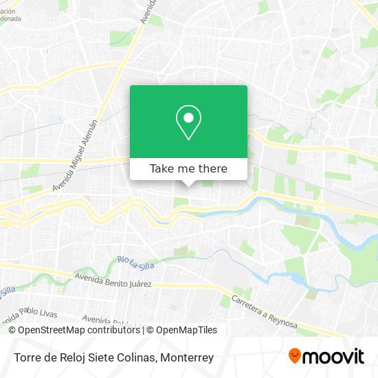 Torre de Reloj Siete Colinas map