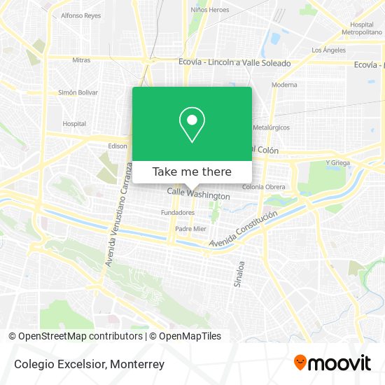 Mapa de Colegio Excelsior