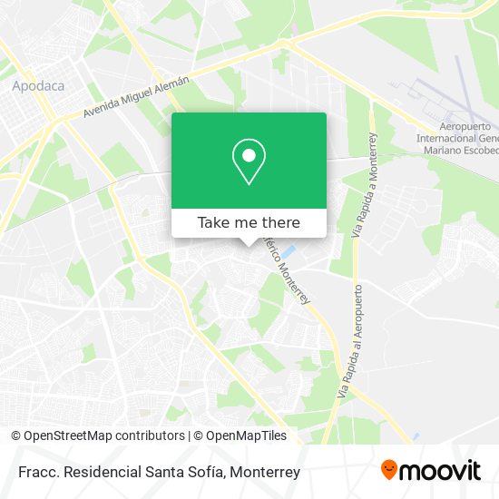 Fracc. Residencial Santa Sofía map