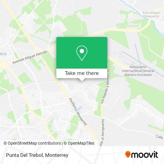 Mapa de Punta Del Trebol