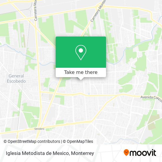 Iglesia Metodista de Mexico map