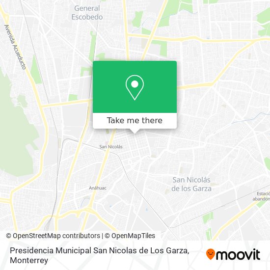 Presidencia Municipal San Nicolas de Los Garza map
