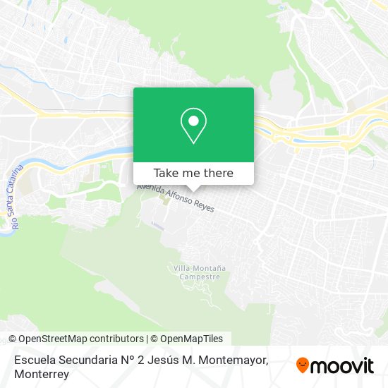Escuela Secundaria Nº 2 Jesús M. Montemayor map