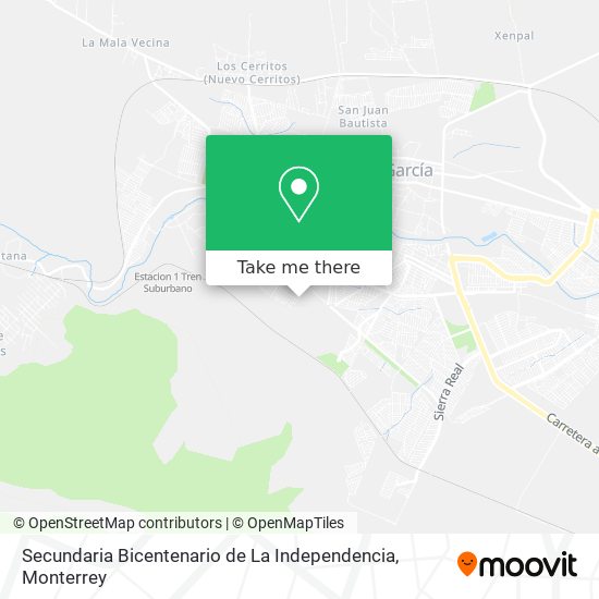 Secundaria Bicentenario de La Independencia map