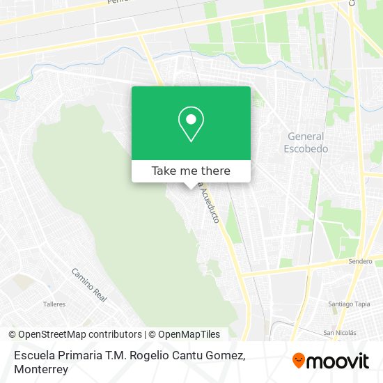 Escuela Primaria T.M. Rogelio Cantu Gomez map