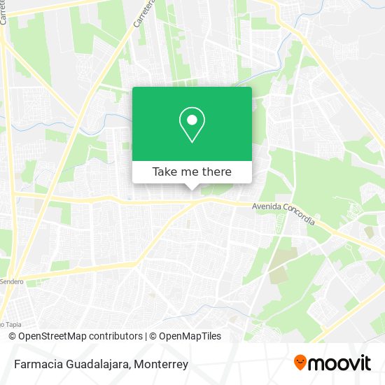 Mapa de Farmacia Guadalajara