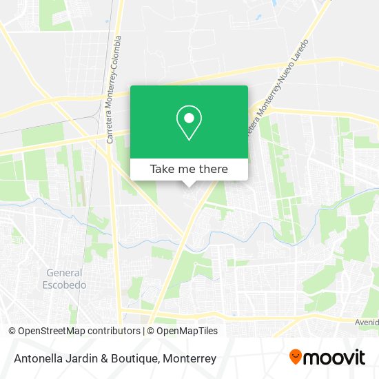 Antonella Jardin & Boutique map