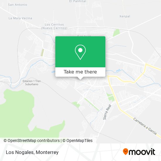 Mapa de Los Nogales
