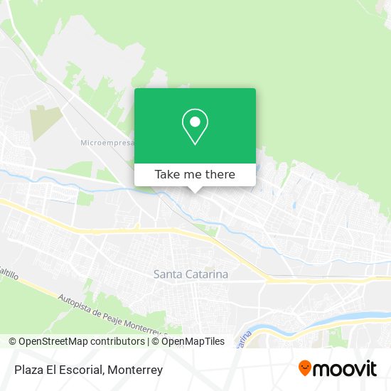 Mapa de Plaza El Escorial