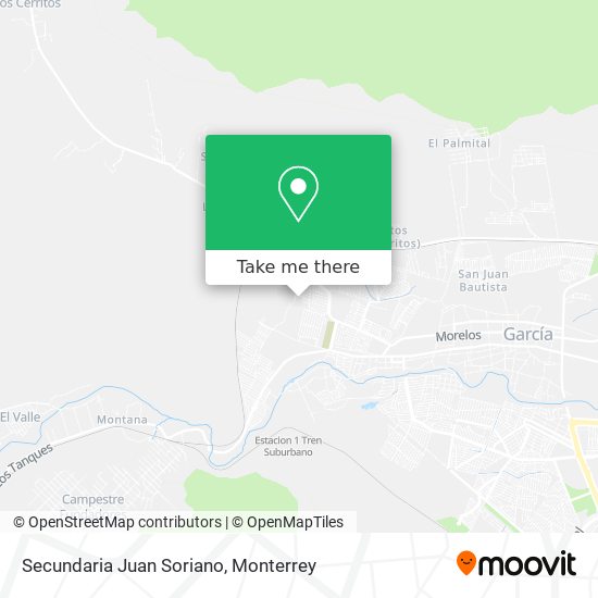Mapa de Secundaria Juan Soriano