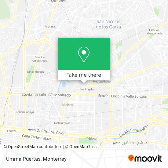 Mapa de Umma Puertas