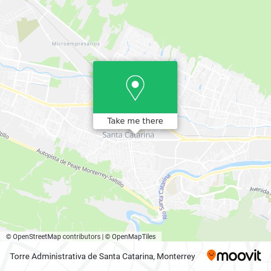 Mapa de Torre Administrativa de Santa Catarina