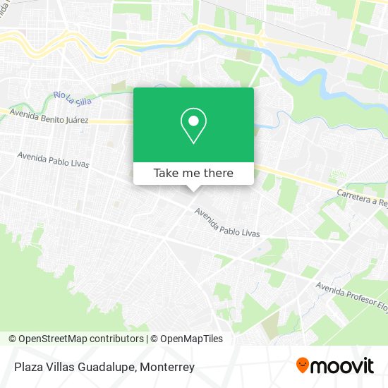 Plaza Villas Guadalupe map