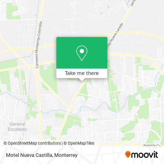 Motel Nueva Castilla map
