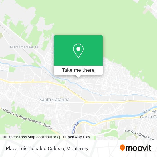 Plaza Luis Donaldo Colosio map