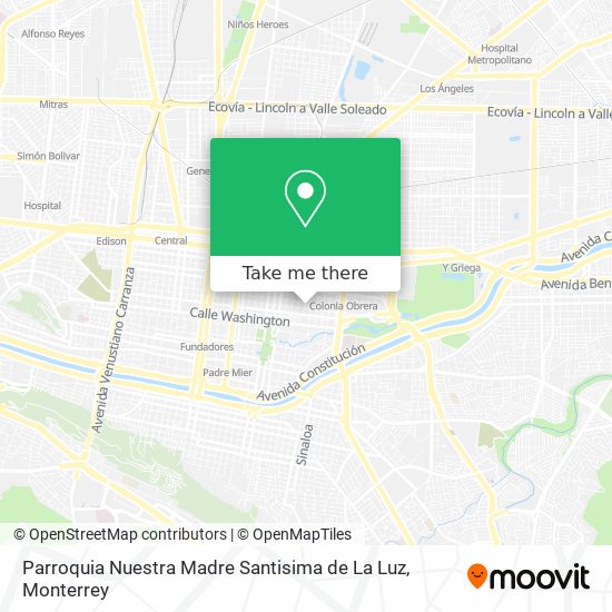 Parroquia Nuestra Madre Santisima de La Luz map