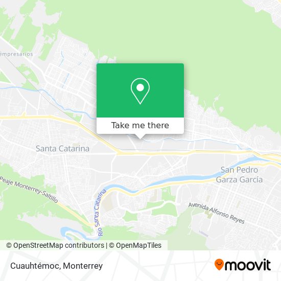 Mapa de Cuauhtémoc
