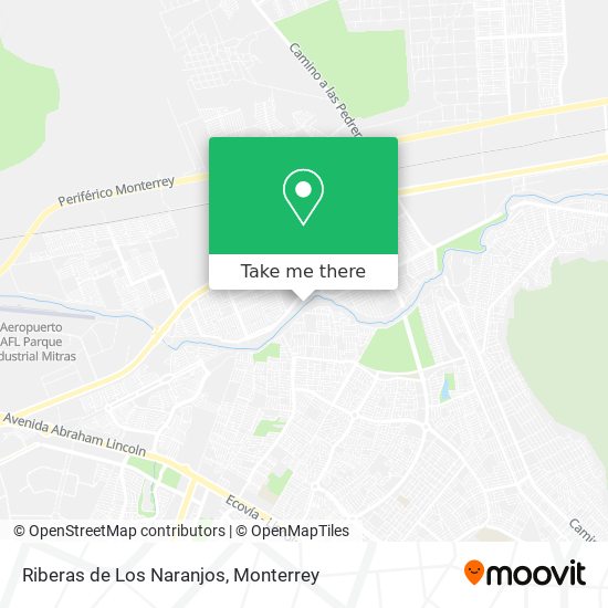 Riberas de Los Naranjos map