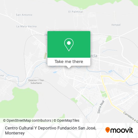 Centro Cultural Y Deportivo Fundación San José map